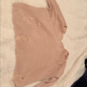 Cute light pink sweater